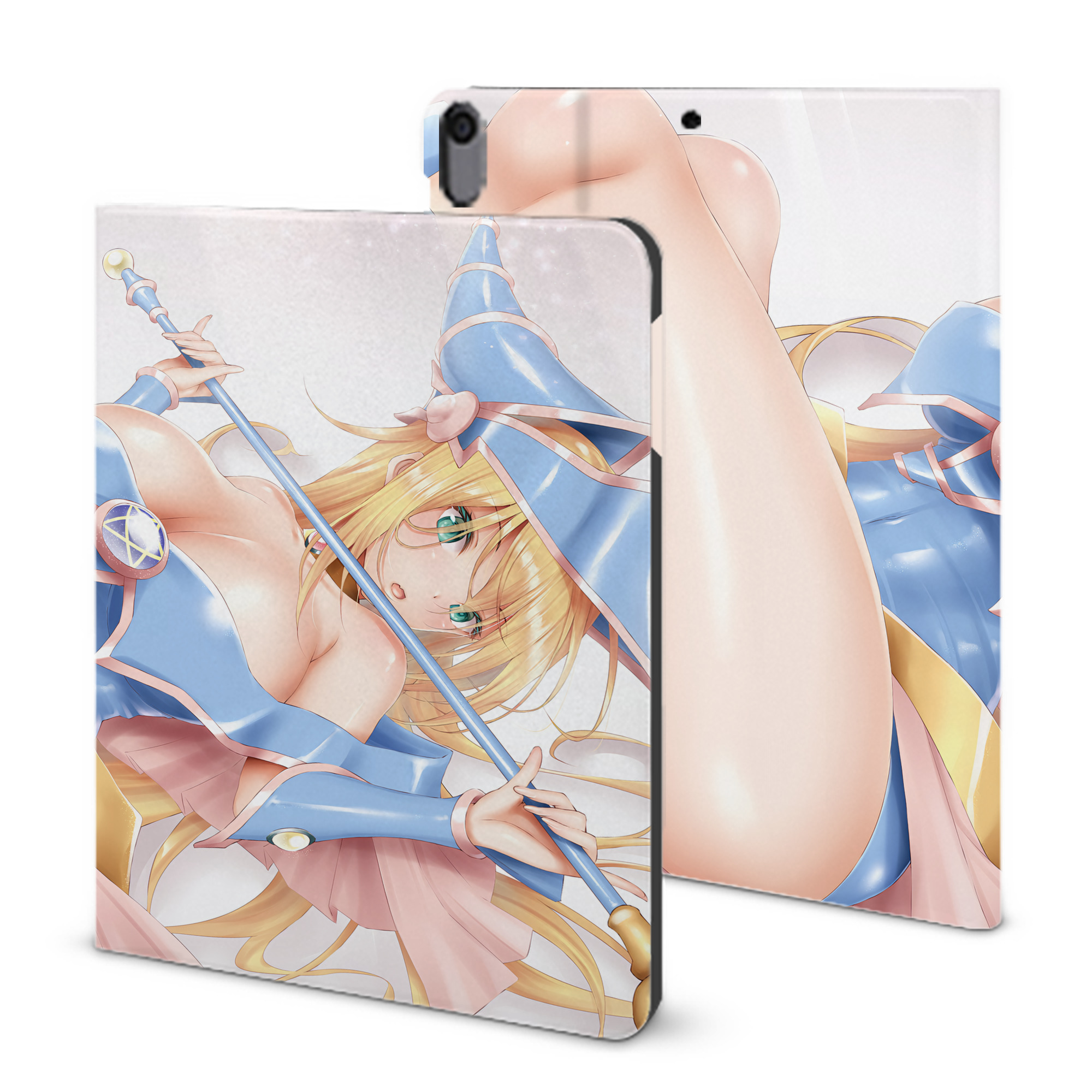 （画像用） 遊☆戯☆王 Yu-Gi-Oh! IPad ケース ブック型 PUレザー TPU 耐衝撃 軽量 薄型 ペン収納なし 全面保護 IPad 各モデル対応